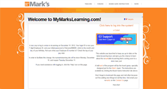 Desktop Screenshot of mymarkslearning.com